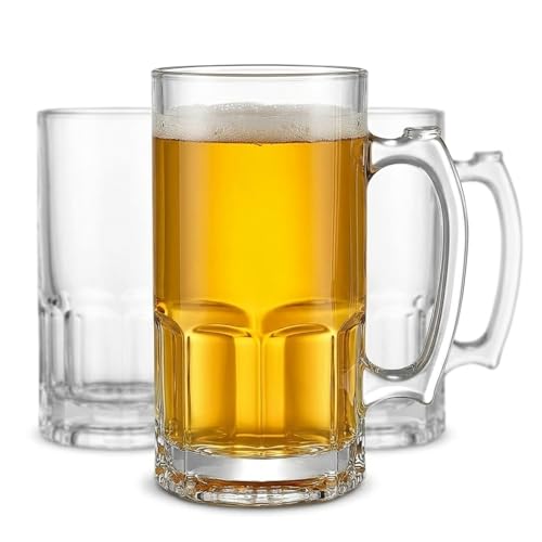 La Mejor Recopilación de Titulo crisa los mejores 10. 41 ADIANTE | 6 Tarros Cerveceros de Cristal con Asa de 1 Litro