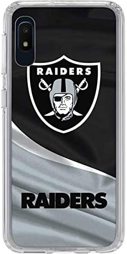 Skinit Clear Phone Case Compatible with Galaxy A10e - Officially Licensed NFL Las Vegas Raiders Design