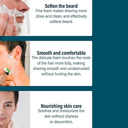 Beard Conditioning Shave Cream, Beard Shave Cream Moisturizing 60Ml Fine Foam Quick Remove Hair For Home For Boys #TOP4