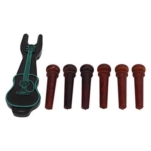 Kit de pinos de ponte de guitarra, pinos de guitarra fáceis de usar 6 peças tamanho padrão profissio