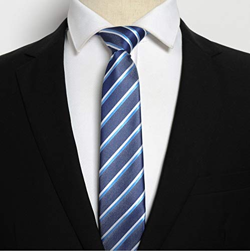Set clásico de corbata de moño roja a rayas para hombres miniatura 6