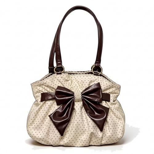 Sac bandoulière pois pour femme idéal pour le style de vie urbain