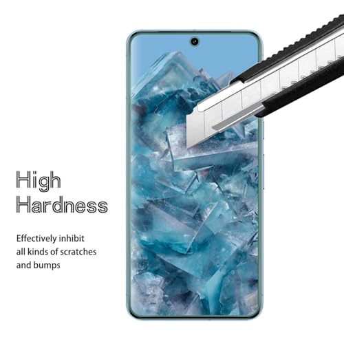 Image of AOKUMA Screen Protector for Google Pixel 8 Pro Tempered Glass, 2 Pieces, Glass Compatible with Pixel 8 Pro Screen Protector, Premium Glass Film with 9H Hardness, Anti-Scratch, Shatterproof, Anti-Oil