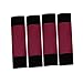 FH Group Universal Fit Modernistic and Seat Belt Pads Combo Set Steering Wheel Cover Fits Most Cars, SUVs Burgundy