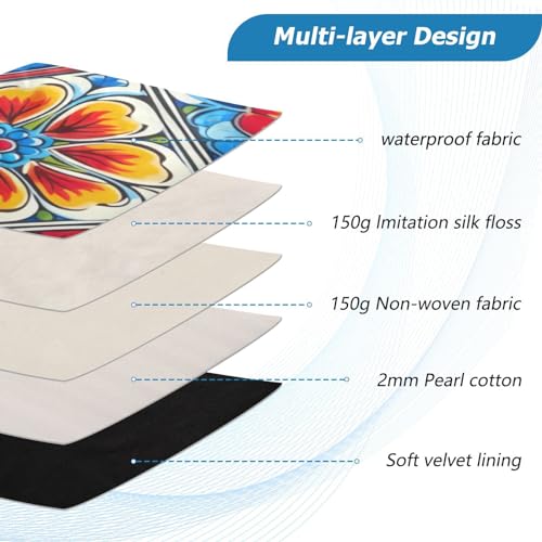 Funda para portátil 13-14 pulgadas con patrón colorido impermeable miniatura 4