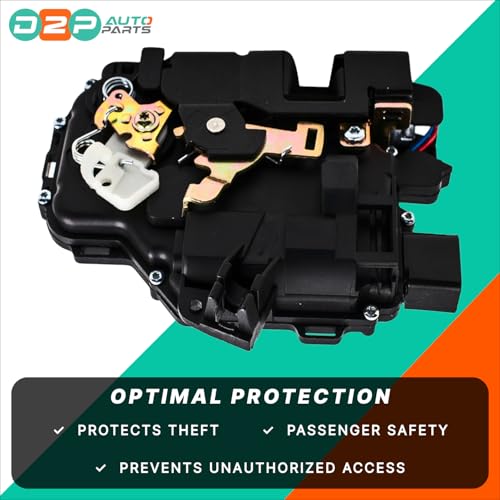 3B1837016A Front Right Driver Side Door Lock Mechanism Replacement For VW Golf, Bora, Passat, Leon, Toledo, Octavia - Image 4