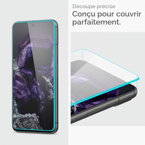 Spigen AlignMaster Verre Trempé Google Pixel 8 pour l'Extérieur - 6