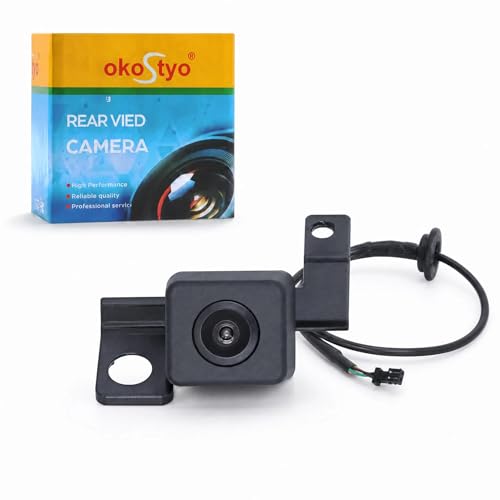 Image of No. 95760-3M060 Rear View Backup Reverse Parking Camera /Rear View Camera | Compatible with Hyundai Genesis 2009 2010 2011 4.6L 3.8L Sedan okostyo Park Assist Camera - Rear [4 Pins] P /N:95760-3M061