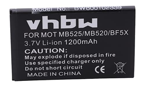 vhbw Batterie LI-ION pour Motorola MB520, MB525, Defy, Defy + Plus MB526, Defy Mini XT320, Fire XT530, Pro + Plus MB632, remplace BF5X, SNN5877A