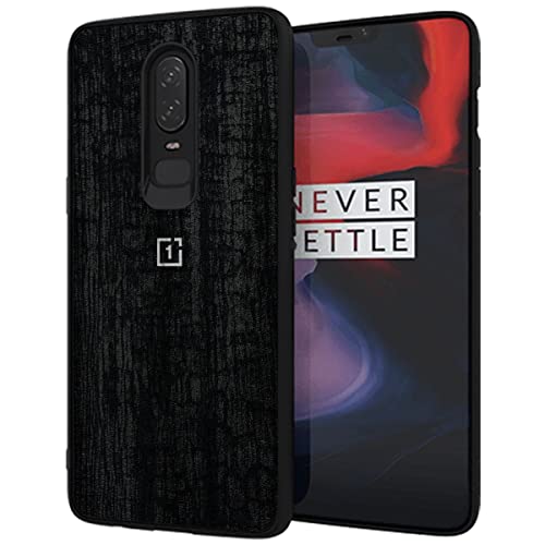 Image of RIGGEAR Sleek Back Cover Case Compatible with OnePlus 6 (TPU+PC | Dragon)