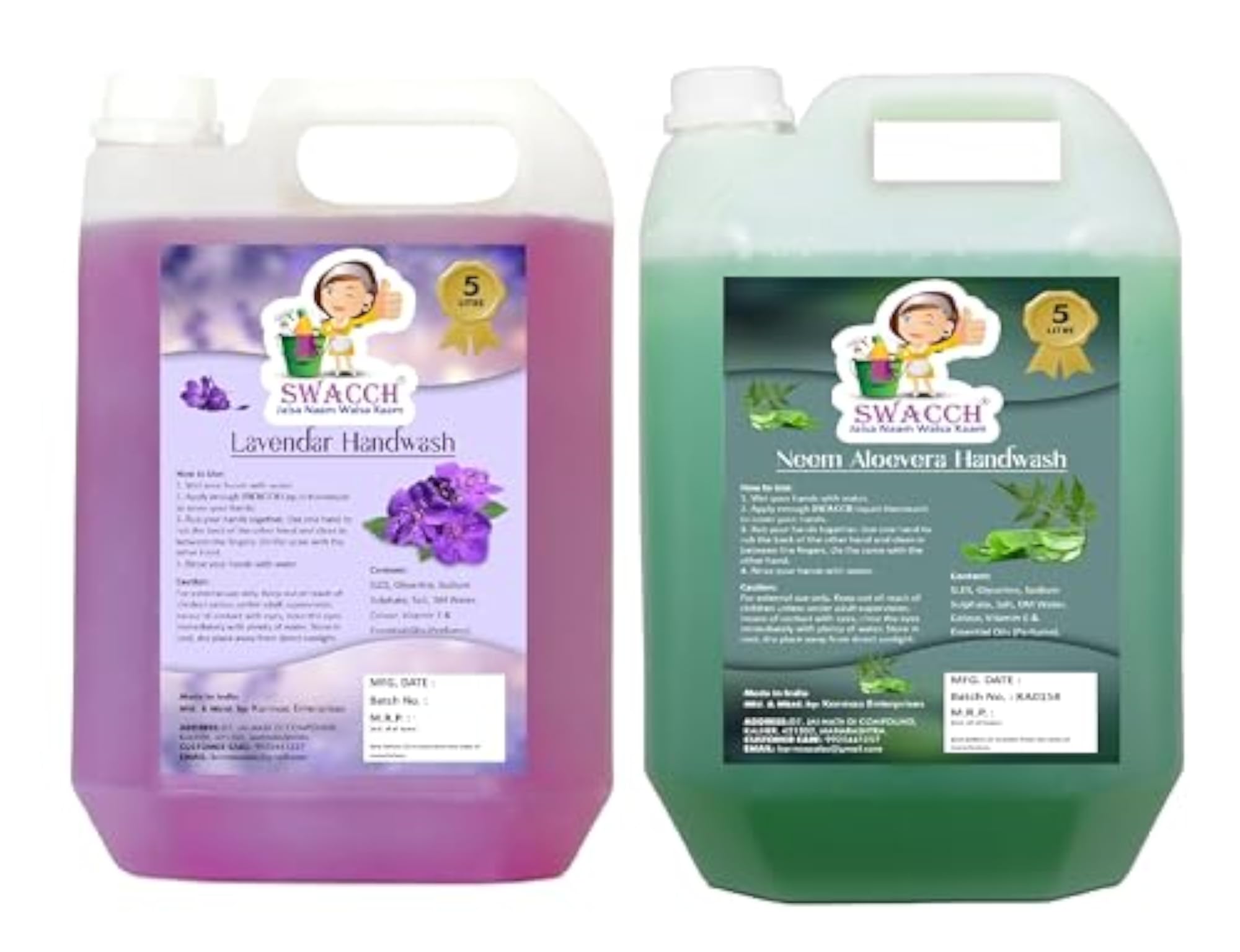 Long Lasting Fragrance Hand Wash Liquid, 5 Litres