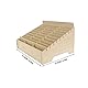 DOITOOL Holz handygarage schule 30 Grids handy aufbewahrungsbox Mobiltelefone aufbewahrung Multifunktionale handy box für klassenzimmer Büro, Khaki