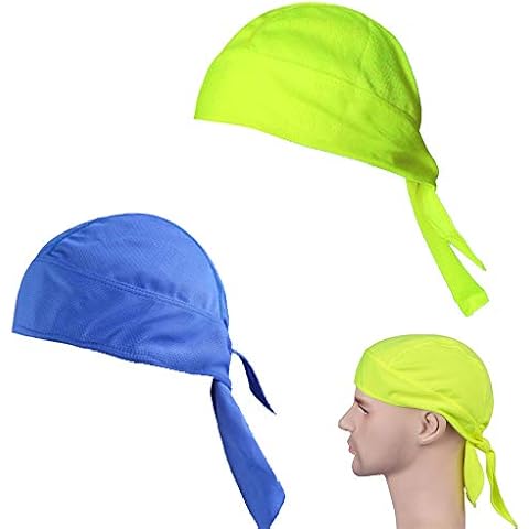 2 Piezas Sombrero de Ciclismo Deportivo, Sombreros Piratas de Secado Rápido y Protección Solar Cover