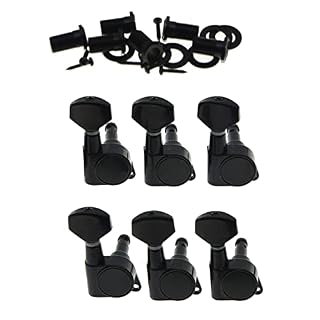WeBert Guitare Corde Tuning Pegs Noir Qualité Guitare Tuning Keys Pegs Accordeurs De Guitare Mécaniques for Pièces De Guitare Électrique Tuner - Les Beatles, Paul McCartney, John Lennon, RIngo Starr, George Harrison