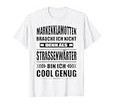 Lustiges Straßenwärter Outfit für die Baustelle im Strassenbau. Lustiges Bauarbeiter Motiv für die Arbeit, Job oder Beruf.