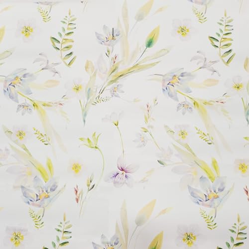 ICYEHAO Green Floral Wallpaper,44 x 500 cm Green Flower Leaf Plants Wallpaper Boho Wall Paper Self Adhesive Furniture Wrap for Living Room,Bathroom,Drawer,Cabinets