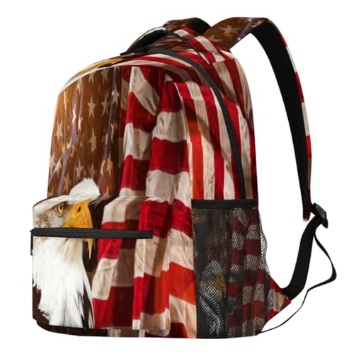 Sac à dos voyage et randonnée drapeau américain pour transporter un PC