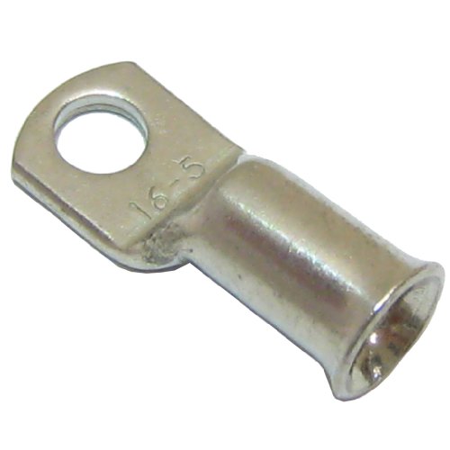 All Trade Direct 10 Copper Tube 16Mm X 5Mm Lug Battery Starter Cable Welding Crimp Terminal Ring