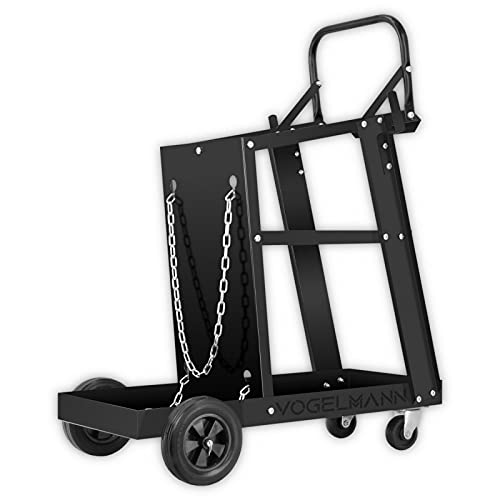 Vogelmann Carrito de soldadura TIG, MIG, PLASMA estación móvil de soldadura Carro de taller Capacidad de carga: 70 kg