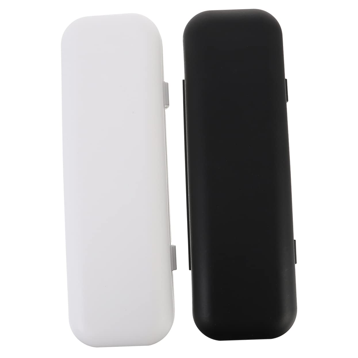 Holibanna 2PCS Toothbrush Travel Case Secure Storage Box for Electric Toothbrushes Durable Holder for Travel and Home Use