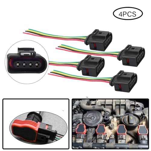Conector de arnés de cables de encendido para Volkswagen Jetta y Golf 2006-2014 2