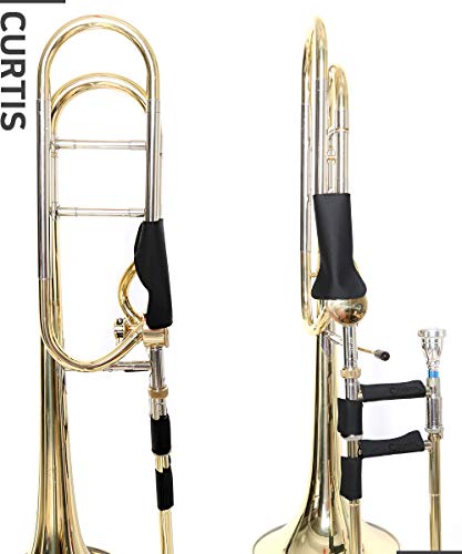 Curtis Trombone Hand and Neck guard/Thin type Non slip (Black) - Thumbnail 2