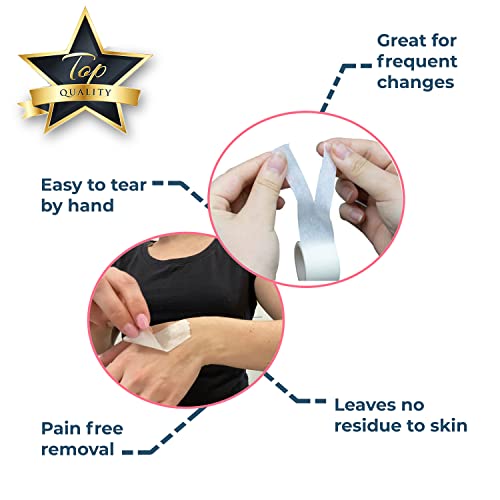 Non Woven Surgical Micropore Medical Paper Tape 10 Yards And 1 Inch Thick Bandage For Baby's Sensitive Skin Baby First Aid Adhesive Micropore Baby Belly Button Tape Breathable Adhesive #TOP5