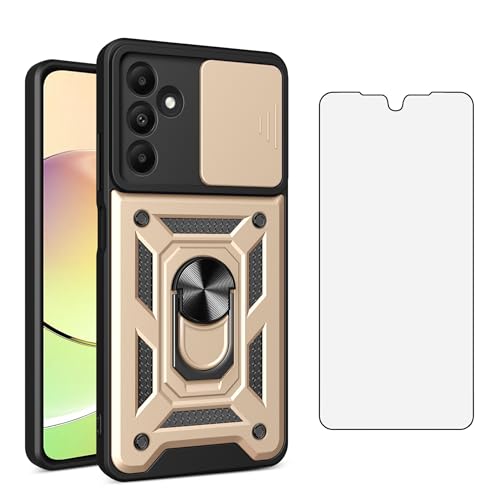 Coque Samsung Galaxy A15 protégeant l'objectif des rayures grâce au clapet coulissant
