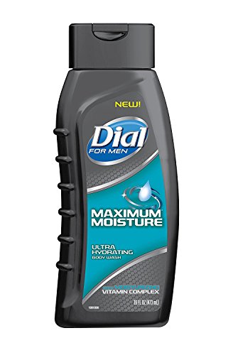 Dial for Men Body Wash, Maximum Moisture with Moisturizing Vitamin Complex, 16 Fluid