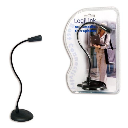 Preisvergleich Produktbild LogiLink Multimedia Mikrofon mit Standfuss