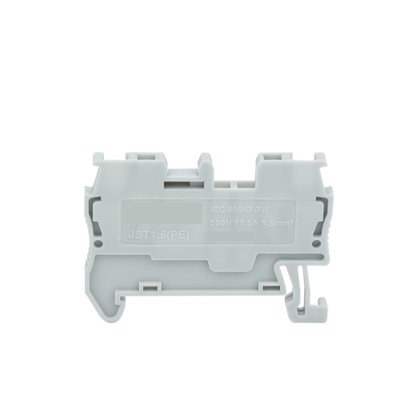 10 pezzi ST1.5 Connessione a gabbia a molla 1.5mm² 16AWG Spine Filo Cablaggio Ritorno Tirare Connettore elettrico Din Rail Morsettiera ST 1.5(Bridge FBS10-4)