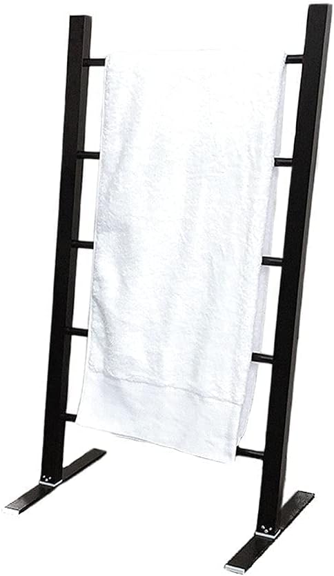 Towel Rack Smart Electric Towel Rack Electric 5-Bar Home Bathroom 100W Heated Bars Towel Drying Rack Heated Built-in Thermostat Easy Install