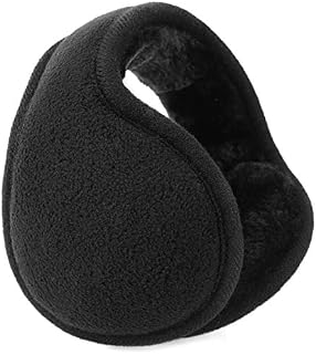 Muuttaa Fleece Winter Earmuffs for Women and Men,Foldable Ear Warmer Soft Ear Cover