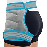 Arctic Flex Hip Ice Pack Wrap After Surgery - Pain Relief for Flexor, Hip Bursitis & Hip Replacement - Cold & Hot Therapy for Swelling & Injuries Recovery - Reusable Gel Support Flexible When Frozen