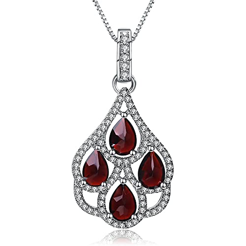 Collier en grenat naturel à porter au quotidien ou pour sublimer vos tenues de soirée chic