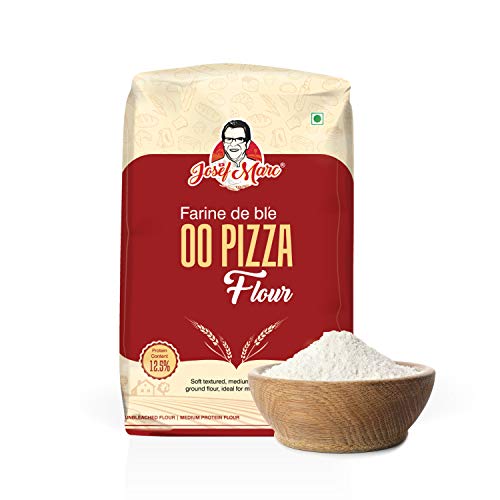 JOSEF MARC 00 Pizza Flour 4 LBS (1.8kg), Unbleached & Medium Protein