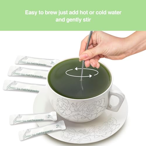 Té Matcha Verde pack 10 sticks para preparar miniatura 6