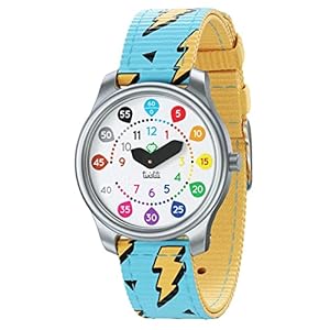 Twistiti – Horloge voor kinderen, vanaf 3 jaar, wijzerplaat met educatieve cijfers – waterdicht 50M – verwisselbare…