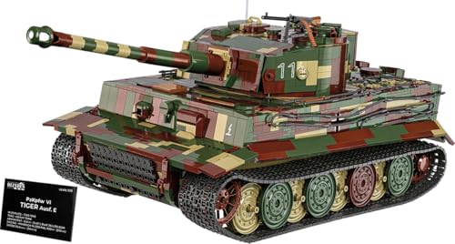 COBI PzKpfw. VI Tiger 70 cm (Länge) x 30 cm (Breite) x 24 cm (Höhe) Dark Green
