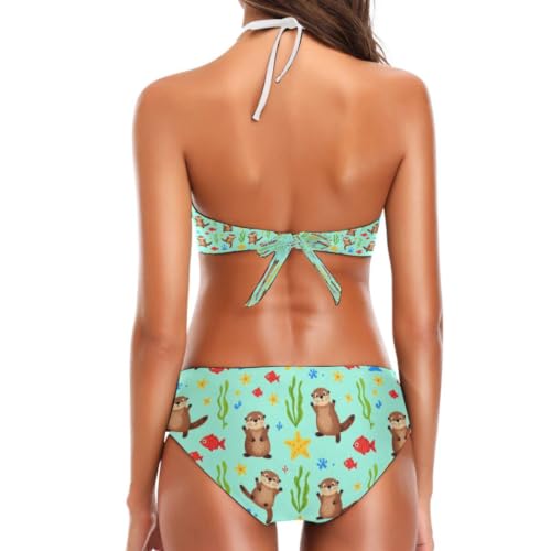 Bikini triangle réglable pour toutes les morphologies du S au XXL - 5