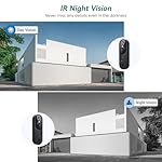 Wireless Wi-Fi Video Doorbell Camera with Two Way Audio, AI Motion Detection, Night Vision and Cloud Storage, 2.4G Wi-Fi only - Image 3