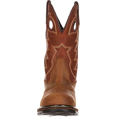 ROCKY Original Ride Branson Saddle Roper Waterproof Western Boot