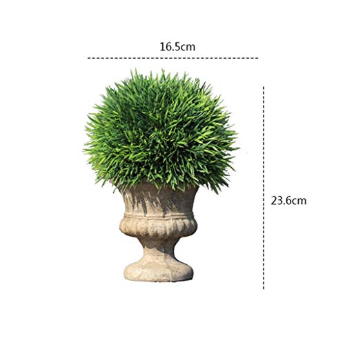 Plantes vertes et fleurs artificielles en pot pour decoration de table