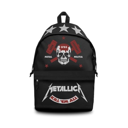 Rocksax Mochila Metallica - Kill Em All 2, Preto, One Size, Mochila