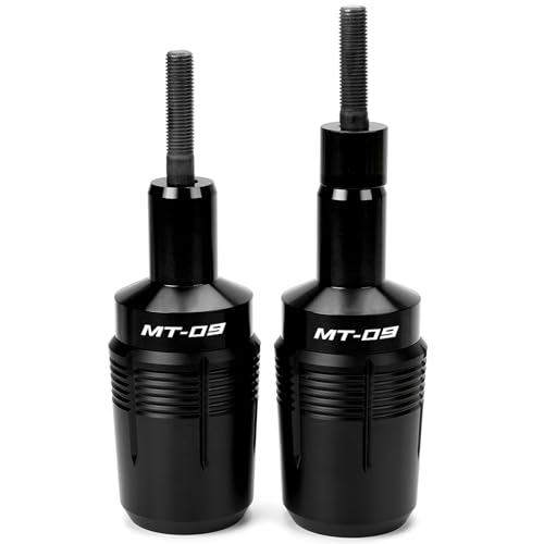Image of Compatible with 2026 MT09 2025 MT 09 2024 2023 MT09 SP 2022 2021 MT-09 TRACER 9 GT FZ09 CNC Motorcycle Frame Sliders Crash Protector Pad Falling Protection (Black)
