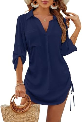 Blooming Jelly Womens Bathing Suit Cover Ups Bikini Swimsuit Cove...