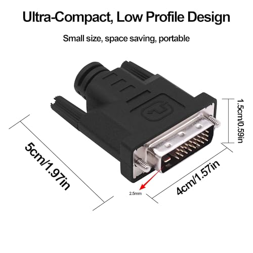 Adaptador DVI Dummy Plug para Monitor GPU 4K HD - Pack 2 miniatura 6