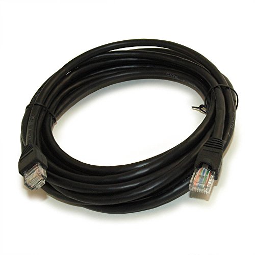 Cable Ethernet Cat6 Patch Cord RJ45 14ft Negro miniatura 1
