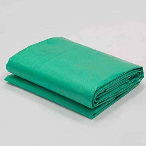 Lona impermeable exterior protector solar de tela translúcida espesa verde de 6x8m 7