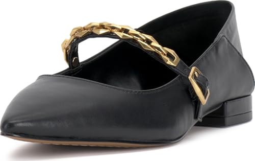 Ballerines en cuir Vince Camuto Aylin finitions de luxe et maillons dores